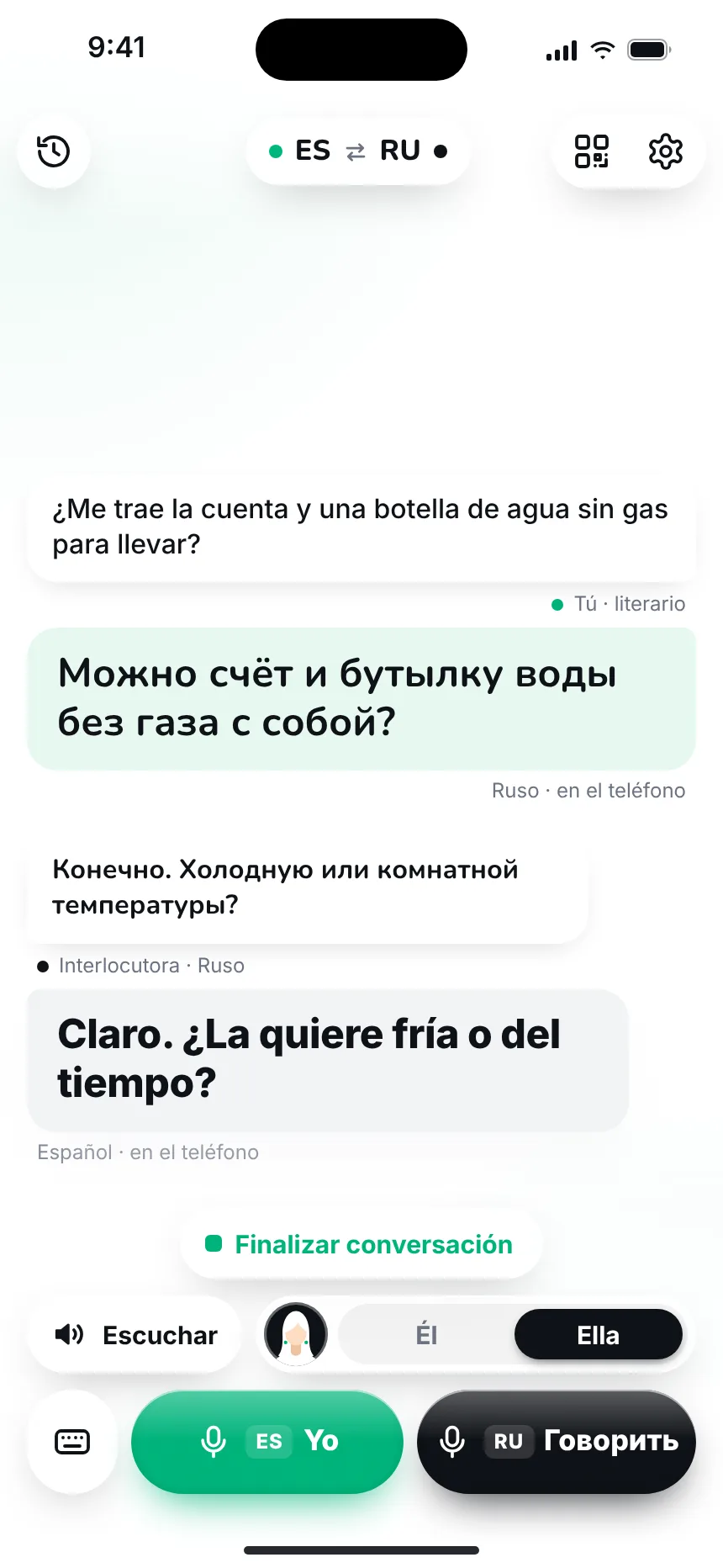 Tu interlocutor escucha — partner woman